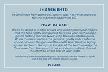 Load image into Gallery viewer, Activated Charcoal Floss